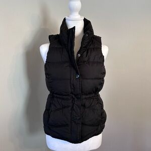 Women's Black Puffer Vest